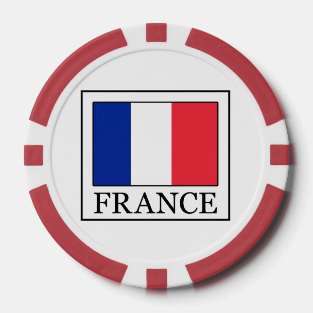 France Poker Chips (Front)