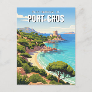 France Port-Cros National Park Travel Postcard