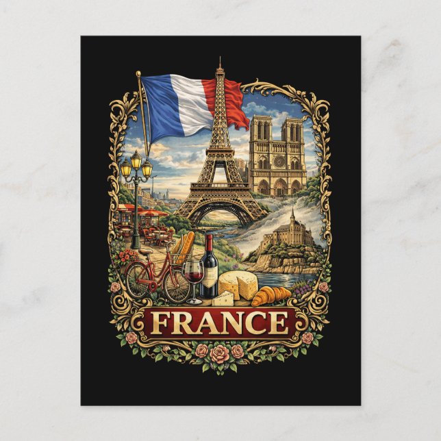 France Postcard (Front)