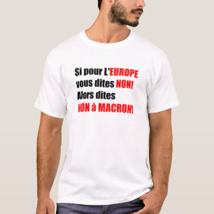 France Presidential Elections 2017 - White Men Tee