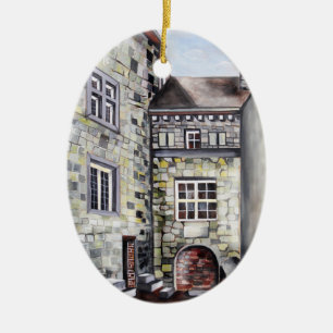 France Provenance Liege Belgium Architecture Ceramic Tree Decoration