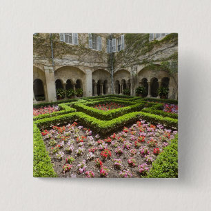 France, Provence, St. Remy-de-Provence. Garden 15 Cm Square Badge