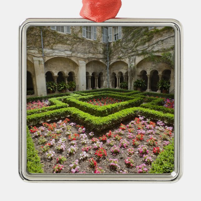 France, Provence, St. Remy-de-Provence. Garden Metal Tree Decoration (Front)