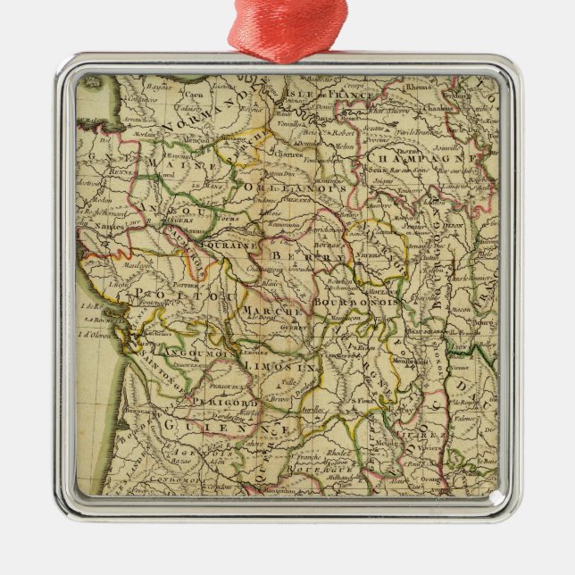 France Providences Metal Tree Decoration (Front)