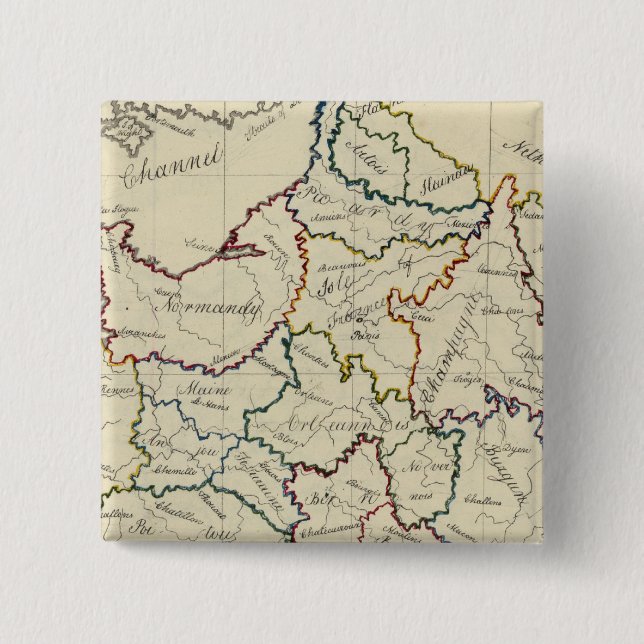France provinces 15 cm square badge (Front)