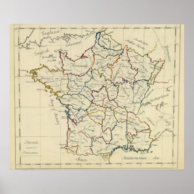 France provinces poster (Front)