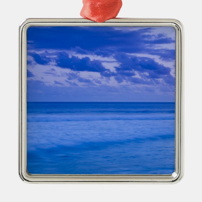 France, Reunion Island, St-Pierre, waterfront Metal Tree Decoration (Front)