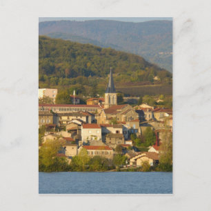 France, Rhone River, town near Vienne Postcard