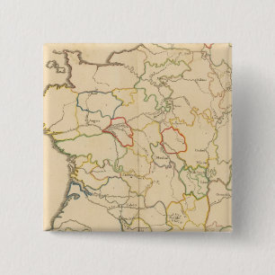 France Rivers 15 Cm Square Badge