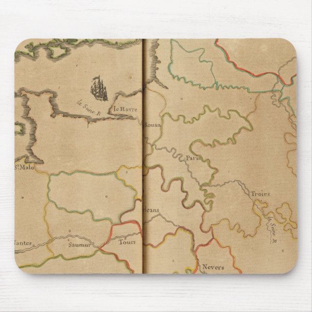 France Rivers Mouse Mat (Front)