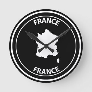 France Round Clock
