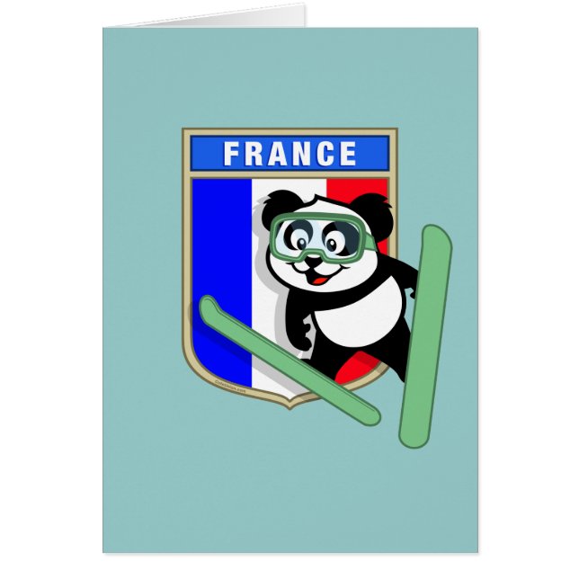 France Ski-jumping Panda (Front)
