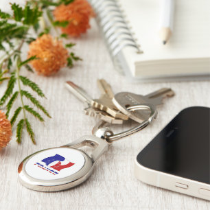 France Soccer Ball French Flag White Oval Key Ring