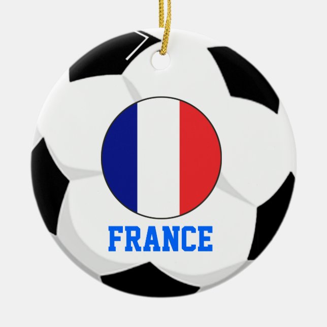 France Soccer Fan Ornament 1998 World Cup Champs (Front)