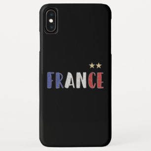 France Soccer Football Fan Shirt French Flag iPhone XS Max Case
