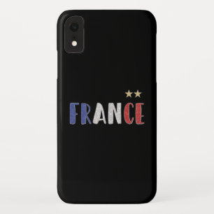 France Soccer Football Fan Shirt French Flag iPhone XR Case