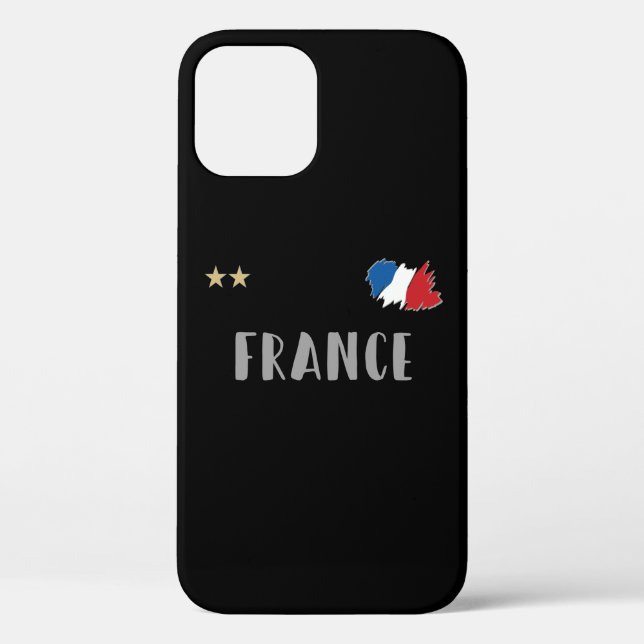 France Soccer Football Fan Shirt French Flag Case-Mate iPhone Case (Back)