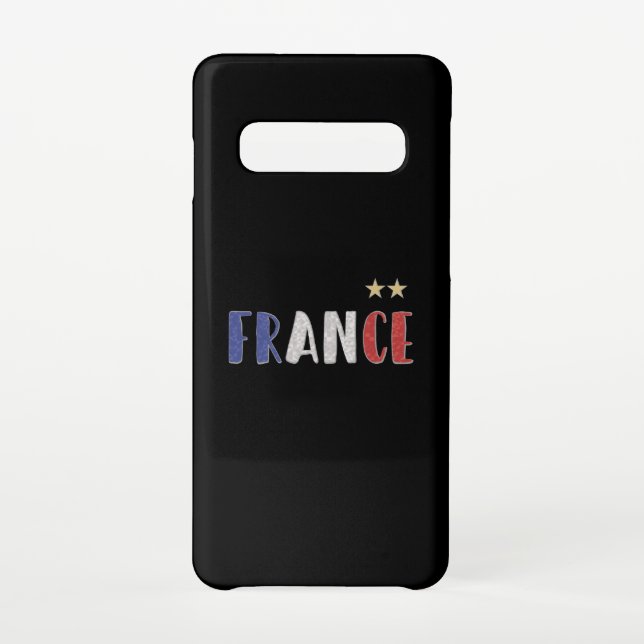 France Soccer Football Fan Shirt French Flag Samsung Galaxy Case (Back)