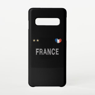 France Soccer Football Fan Shirt Heart Samsung Galaxy Case