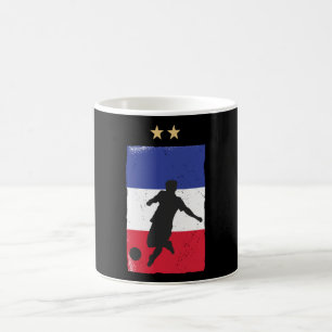 France Soccer Jersey Football Fan French Flag Coffee Mug