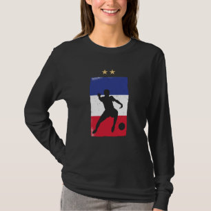 France Soccer Jersey Football Fan French Flag T-Shirt