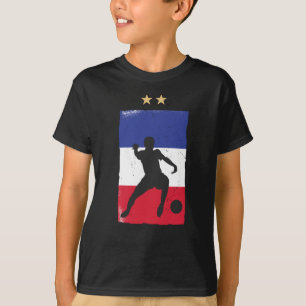 France Soccer Jersey Football Fan French Flag T-Shirt