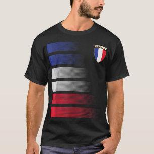 France Soccer Jersey France Football Fan Soccer  T-Shirt