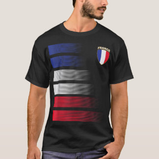 France Soccer Jersey France Football Fan Soccer  T-Shirt