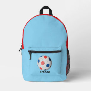 France Soccer Printed Backpack