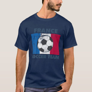 France Soccer Team Flag 2022 Supporter French T-Shirt