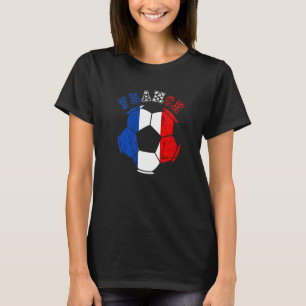 France Soccer Team Soccer Ball France French Socce T-Shirt