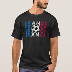 France Soccer Team Supporter France Flag 2022 T-Shirt