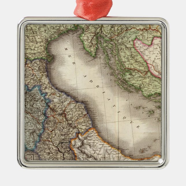 France Southeast Metal Tree Decoration (Front)
