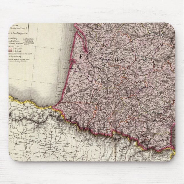 France Southwest Mouse Mat (Front)
