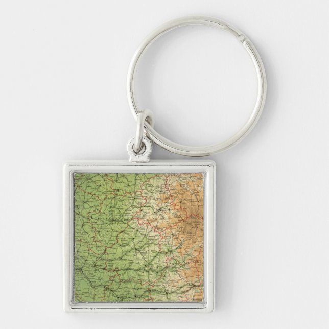 France southwestern section Bordeaux Key Ring (Front)