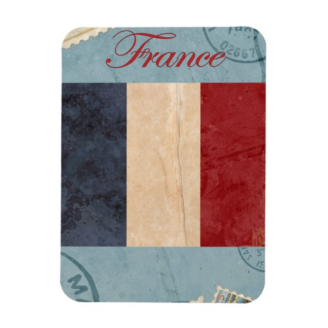 France Souvenir Magnet (Vertical)