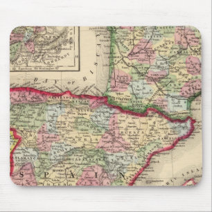 France, Spain, Portugal Map by Mitchell Mouse Mat