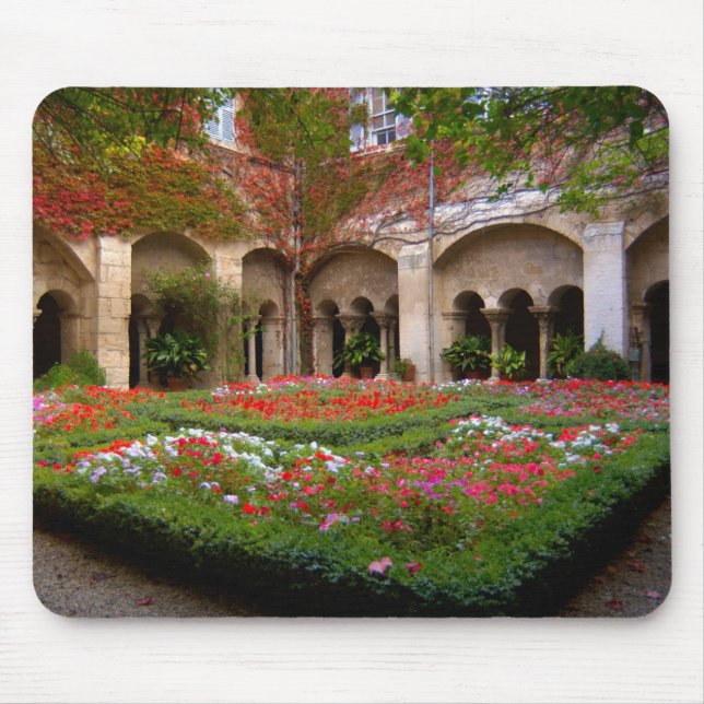France, St. Remy de Provence, cloisters at 2 Mouse Mat (Front)