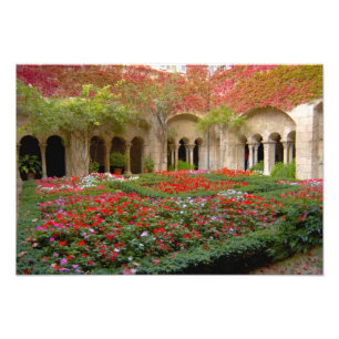France, St. Remy de Provence, cloisters at 2 Photo Print