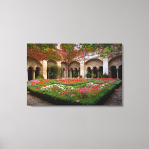 France, St. Remy de Provence, cloisters at Canvas Print