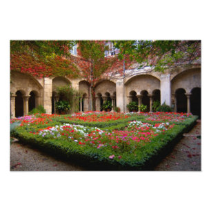 France, St. Remy de Provence, cloisters at Photo Print