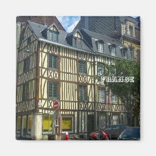 France Street Cityscape Old Buildings Architecture Magnet