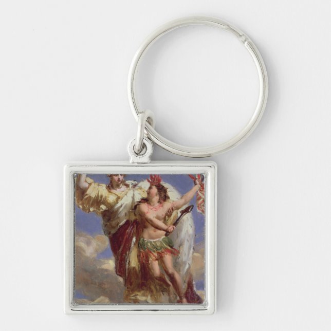 France Sustaining America Key Ring (Front)