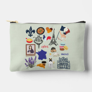 France Symbols Accessory Pouch