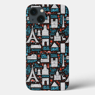 France   Symbols Pattern iPhone 13 Case