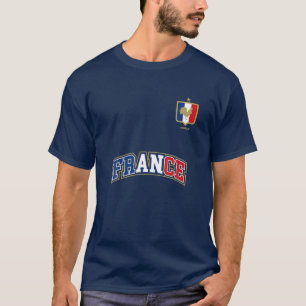 France Team Sports Soccer French Flag Jersey T-Shirt