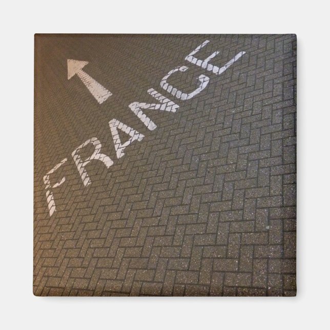 France, this way! magnet (Front)