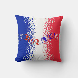 France Throw Pillow