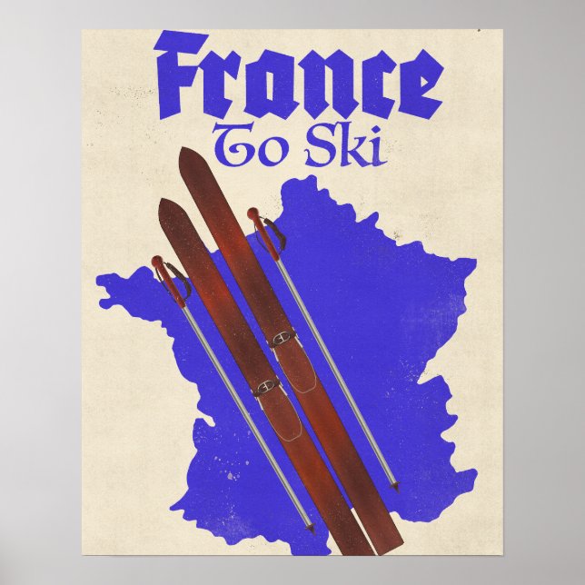 France To Ski Poster (Front)