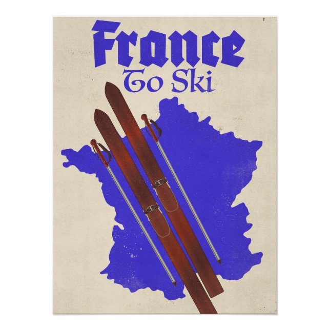 France To Ski Poster (Front)